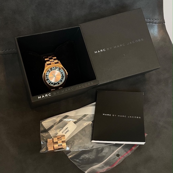 Rare Marc by Marc Jacobs Rose Gold & Blue Watch main image 9